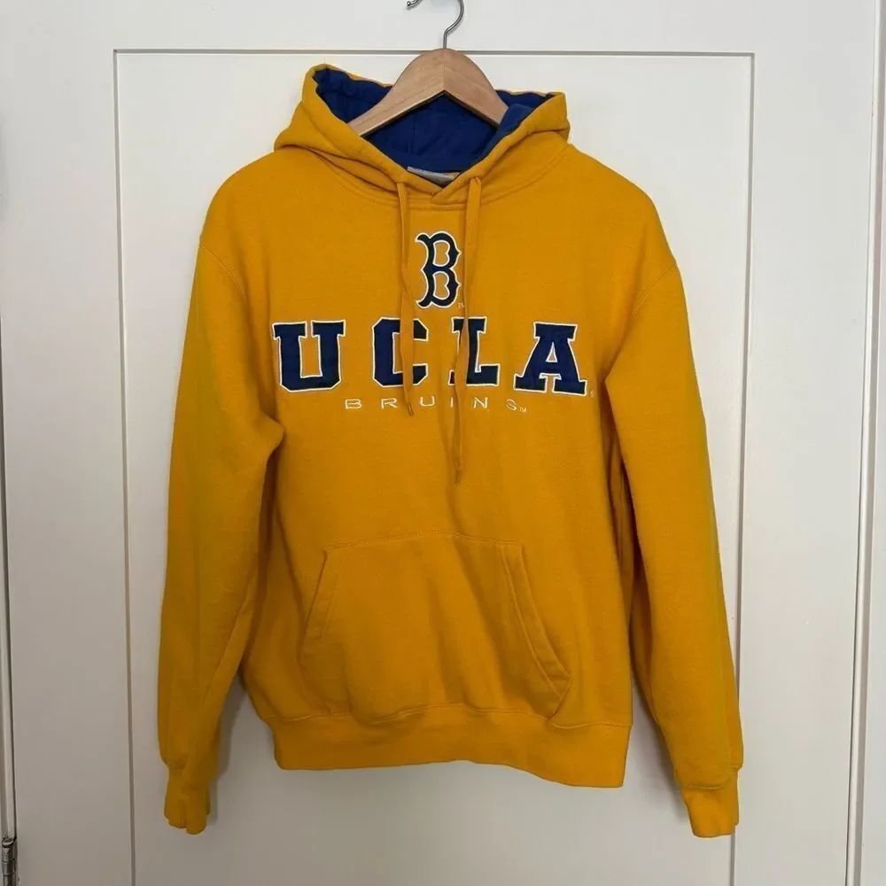 UCLA Bruins Hoodie Sweatshirt Pullover Yellow Adult Unisex Sz M College Campus